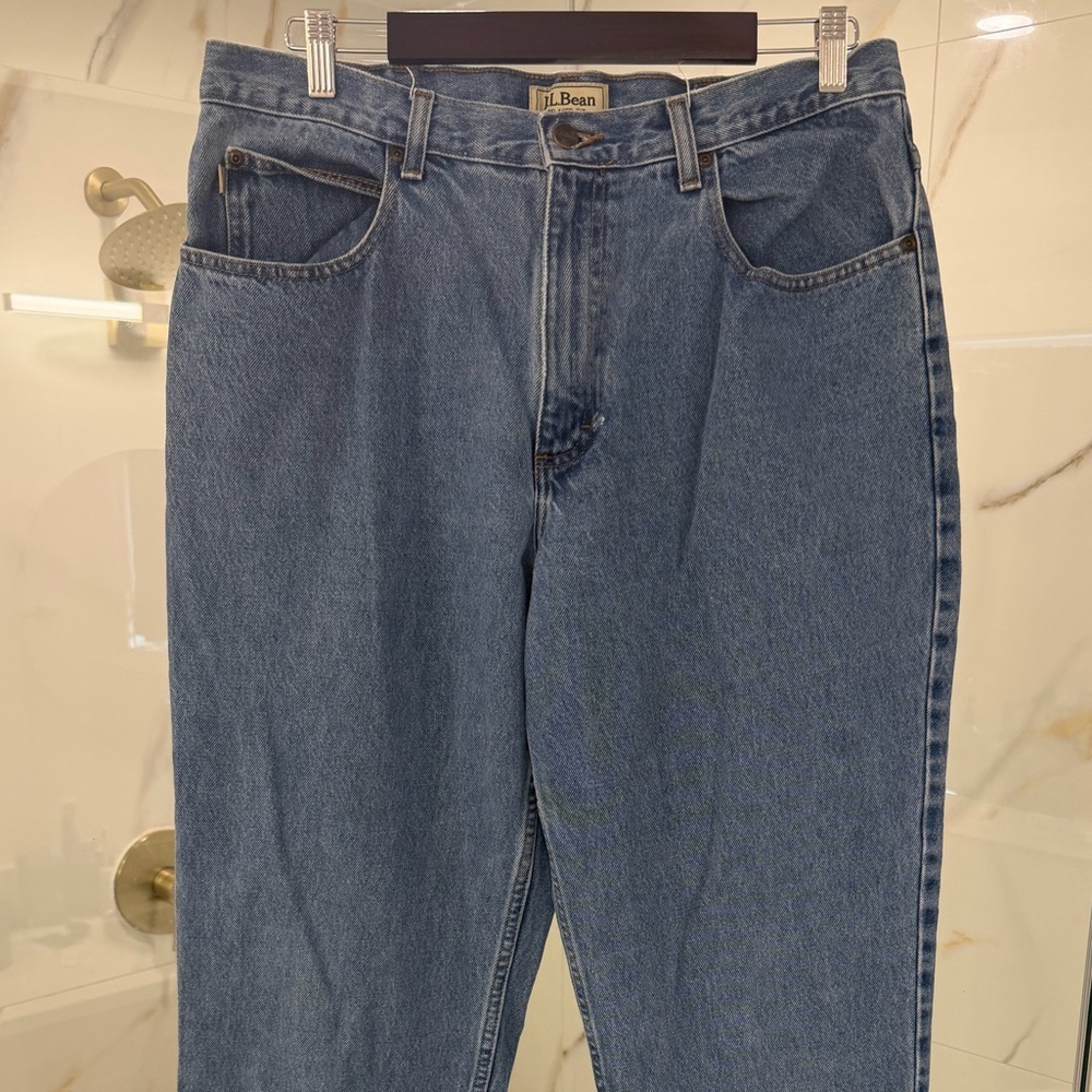 L.L. Bean Relaxed Fit Blue Jeans